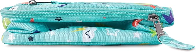 PackIt짰 Freezable Classic Lunch Box, Happy Clouds, Built with EcoFreeze짰 Technology, Fully Freezable, Collapsible, Reusable, With Zip Front Pocket and Buckle Handle, Designed for Fresh Lunch On the Go