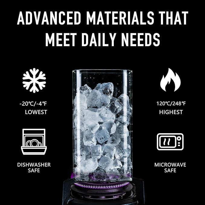56oz Rectangle Airtight Glass Storage Containers with Bamboo Lids (Set of 3), Square Food Storage Jar, Pantry Organizers for Oats, Cereal, Pasta and Coffee beans (?럚ith Black Lable)