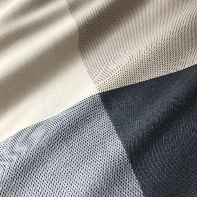 Full Comforter Set Fluffy Modern Style Plaid Comforter Set Checkered Pattern Comforter for Boys Men 3 Pieces Bedding Set 1 Geometric Comforter with 2 Pillow Shams All Season Full Size Comforter Set