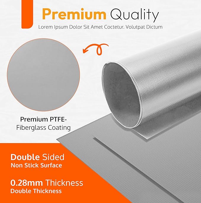 Oven Liners for Bottom of Oven, Silver 17" X 25" - Premium Large Thick Mats, Heavy Duty Liner for Bottom of Electric Range, Gas Range, Microwave, Etc. - Non Stick Teflon Mats (4-pack)