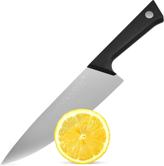 Greater Goods 8??Chef?셲 Knife ??German Steel (X50CrMoV15), Full-Tang, Everyday Kitchen Knife