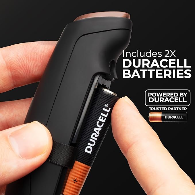 Zulay Kitchen Patented Tornado Triple Whisk Milk Frother with 4 Duracell Batteries ??Handheld Foam Maker for Coffee, Lattes, Matcha & Hot Chocolate ??Rich, Creamy Froth in Seconds