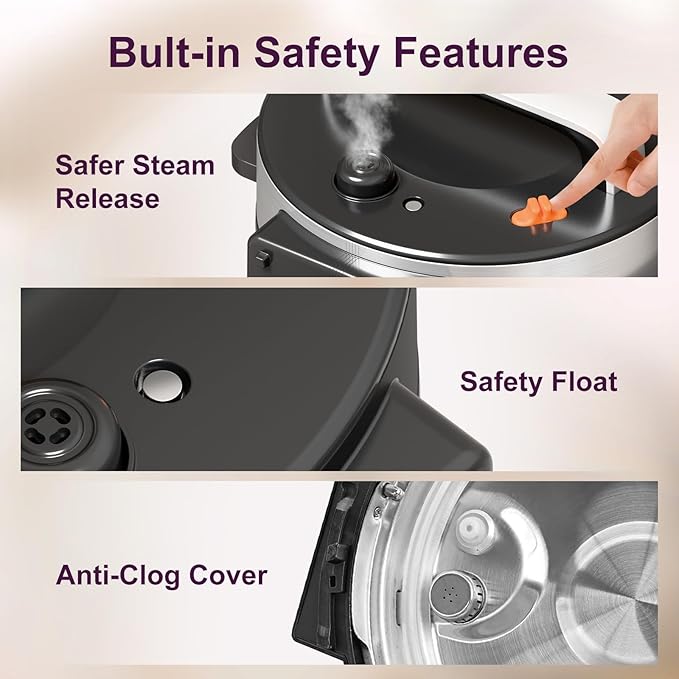 Fullwill Dual-Pot Electric Pressure Cooker 6+5QT(2025 Upgraded), 12-in-1 Multi-Cooker for Pressure Cooking, Soup, Yogurt, Stew, Rice