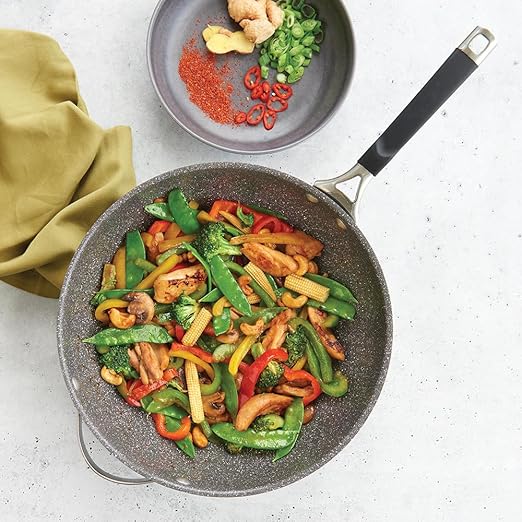 Nordic Ware Verde Ceramic Nonstick 12 Inch Wok
