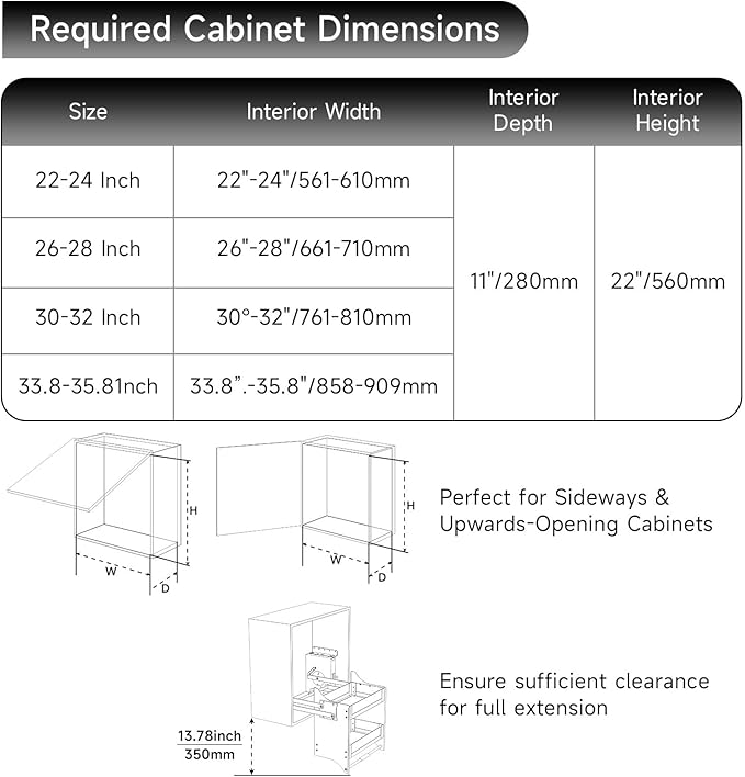 Pull Down Heavy Duty Shelf Organizer for Kitchen Upper Cabinet, 2-Tier Pull Down Cabinet Organizer, Adjustable Width of 22-24 Inch, Grey