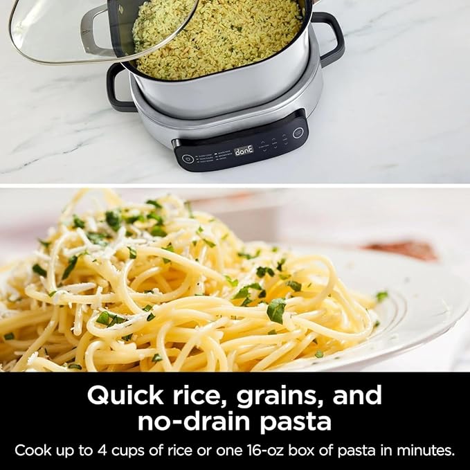 Ninja Foodi 10?멼n?? 6.5?멡t Pro Pressure Cooker & Air Fryer with TenderCrisp Technology, Precise Heating & Family?멣ized Capacity O300 (White 6.5 Qt)