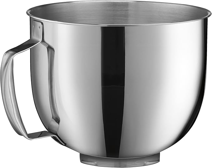 Cuisinart Stand Mixer, 12 Speed, 5.5 Quart Stainless Steel Bowl, Chef?™s Whisk, Mixing Paddle, Dough Hook, Splash Guard w/ Pour Spout, White Linen, SM-50, Manual