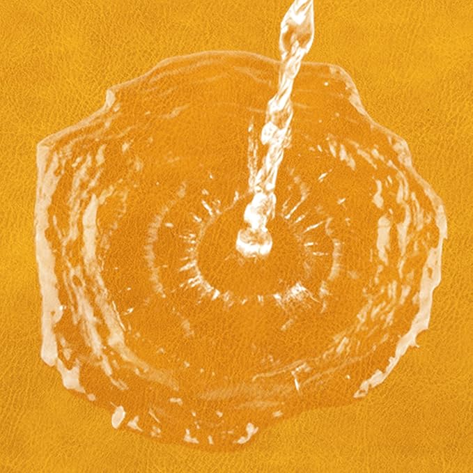 ADRIMER Placemats, Heat Resistant Oval Placemats Set of 4 Washable 12 x 17 Inch, Waterproof Table Mats, Wipeable Pu Place Mats for Kitchen, Dining Room, Yellow