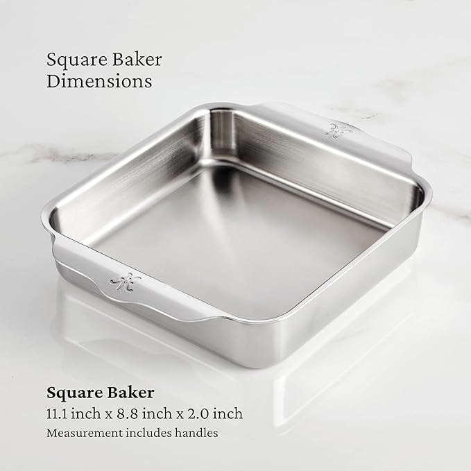 Hestan Provisions OvenBond ??8" x 8" Stainless Steel Square Baker Pan