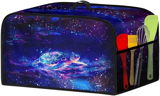 Slow Cooker Cover For Crock Pot and Hamilton Beach 6-8 qt Slow Cooker Multi Cooker Appliance Cover Stain Resistant Home Decor Galaxy Turtle
