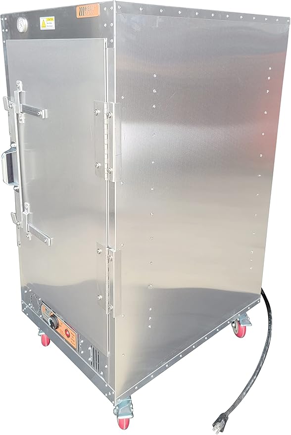 HeatMax 4 Foot Commercial Electric Food Warmer Holding Cabinet for Full Size Sheet Pans, Churches, Schools, Catering, Fully Assembled, Made in USA with Service and Support, 120V Plug