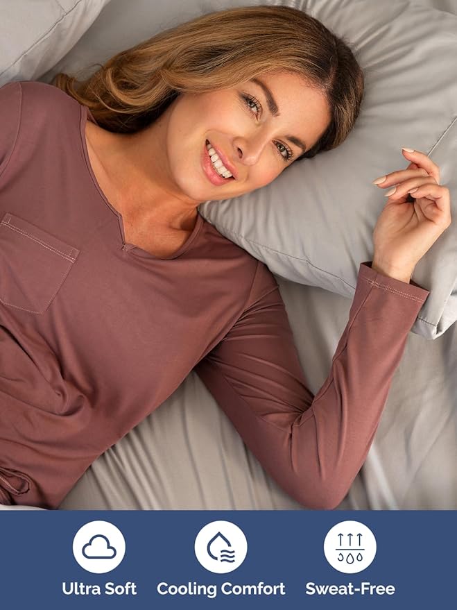Extra Deep Pocket Queen Sheet Set - 4 Piece Breathable & Cooling Bed Sheets - Hotel Luxury Sheet Set - Soft, Wrinkle Free & Comfy - Easily Fits Extra Deep Mattresses - Deep Pocket Light Grey Sheets