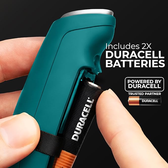 Zulay Kitchen Patented Tornado Triple Whisk Milk Frother with 4 Duracell Batteries ??Handheld Foam Maker for Coffee, Lattes, Matcha & Hot Chocolate ??Rich, Creamy Froth in Seconds