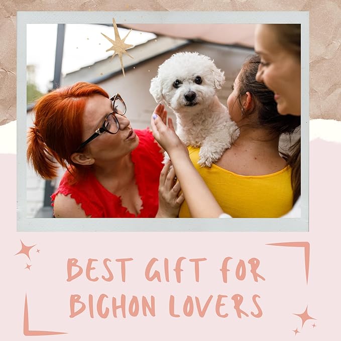 Onebttl Bichon Frise Gifts for Women, Bichon Lovers, 20 oz Rose Gold Insulated Tumbler - Bichon Frise Mom
