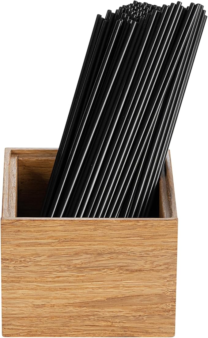 Restaurantware Eco Display 4 Inch x 4 Inch x 3.25 Inch Bamboo Condiment Container 1 Small Spice Box - Chip-Resistant For Seasoning Spices Condiments Natural Bamboo Bamboo Organizer Box