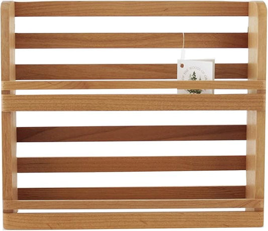 Out of the Woods of Oregon SOLID RED ALDER WOOD SPICE RACK (2 TIER)