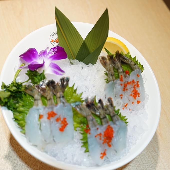 Rainlily Wen Sushi Leaf 9.5''x2.0'' 100 Pcs Boat Shaped Bamboo Leaf Sushi Plate Food Decorate Fresh Vacuum Bamboo Leaves Dish Decoration Photography of Dishes