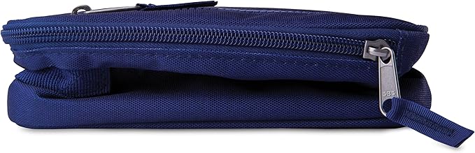 PackIt짰 Freezable Classic Lunch Box, True Blue, Built with EcoFreeze짰 Technology, Collapsible, Reusable, Zip Closure With Front Pocket and Buckle Handle, For Work Lunches and Fresh Lunch On the Go