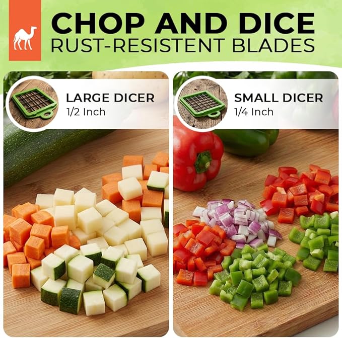 Grazie 16-in-1 Vegetable Chopper with Container ??Multifunctional Food Cutter, Dicer, Slicer, Grater, Peeler ??Essential Kitchen Gadget for Veggies, Fruits & Salad, Easy & No-Mess Meal Prep, Gray