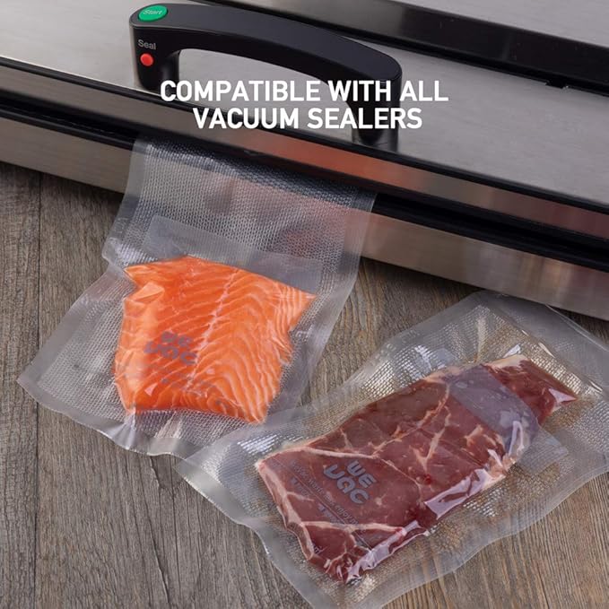Wevac 11??x 150??Food Vacuum Seal Roll Keeper with Cutter, Ideal Vacuum Sealer Bags for Food Saver, BPA Free, Commercial Grade, Great for Storage, Meal prep and Sous Vide