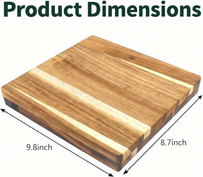 Garvee 3 Pack Cheese Board Set 9 x 7.9 in Cutting Board and Knife Set, Acacia Wood Charcuterie Board Sets, House Warming Gifts, New Home, Wedding Gifts