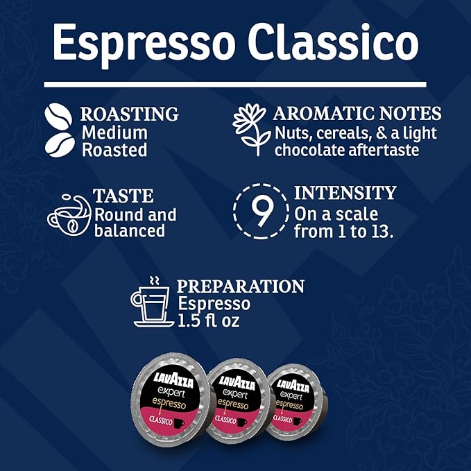 Lavazza Expert Coffee Pods Variety Pack ??72 Count (36 Each) ??Includes Aroma Più Espresso & Gusto Intenso Double Shot Capsules ??Keto-Friendly, Bold Italian Flavor ??Compatible with All Lavazza LB Machines