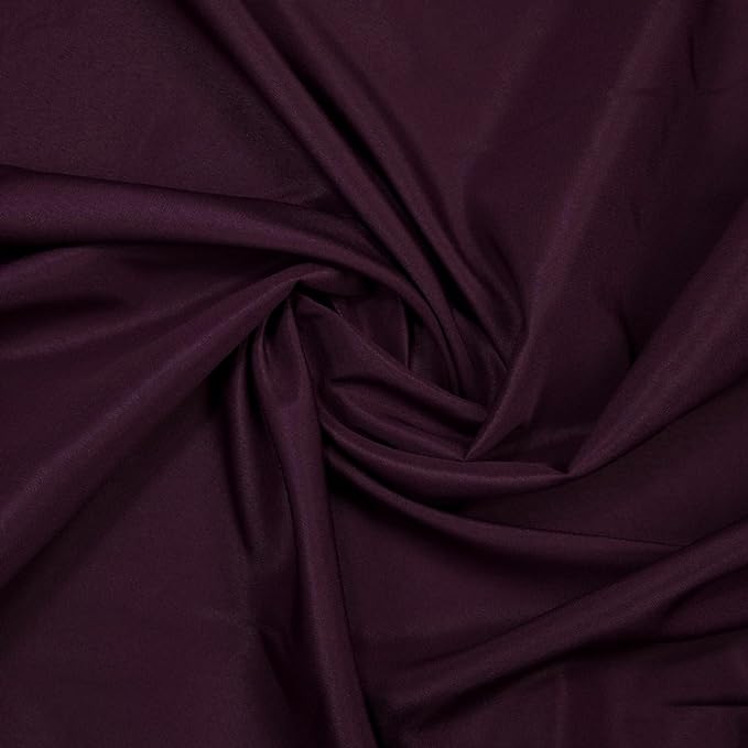 Gee Di Moda Rectangle Tablecloth - 90 x 156 Inch Eggplant Table Cloth for 8 Foot Tables with Floor-Length Drop - Heavy Duty Washable Fabric for Holiday Party, Dinner, Weddings & Baby Shower