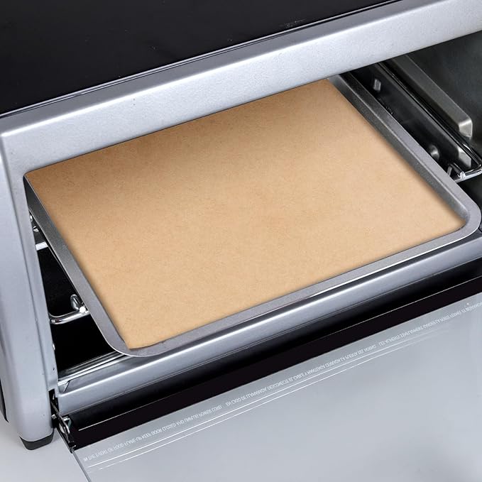 Air Fryer Paper Liners, 100 PCS Unbleached Parchment Paper Air Fryer Liners Disposable Compatible with BLACK+DECKER 8-Slice Extra Wide Convection Toaster Oven, 13" X 7"
