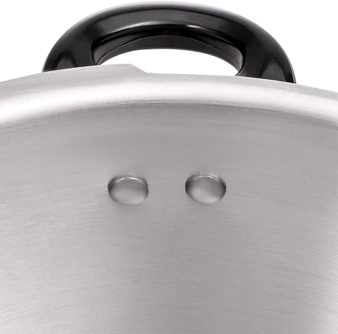 Barton 6-Quart Aluminum Pressure Cooker Stovetop Fast Cooker Pot Pressure Regulator Cooking Steam Release Valve 6QT