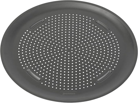 GoodCook AirPerfect Nonstick 16??Pizza Pan ??Pizza Tray for Oven, Perforated Round Pizza Pan, Carbon Steel Baking Pan, Homemade, Frozen & Leftover Slices