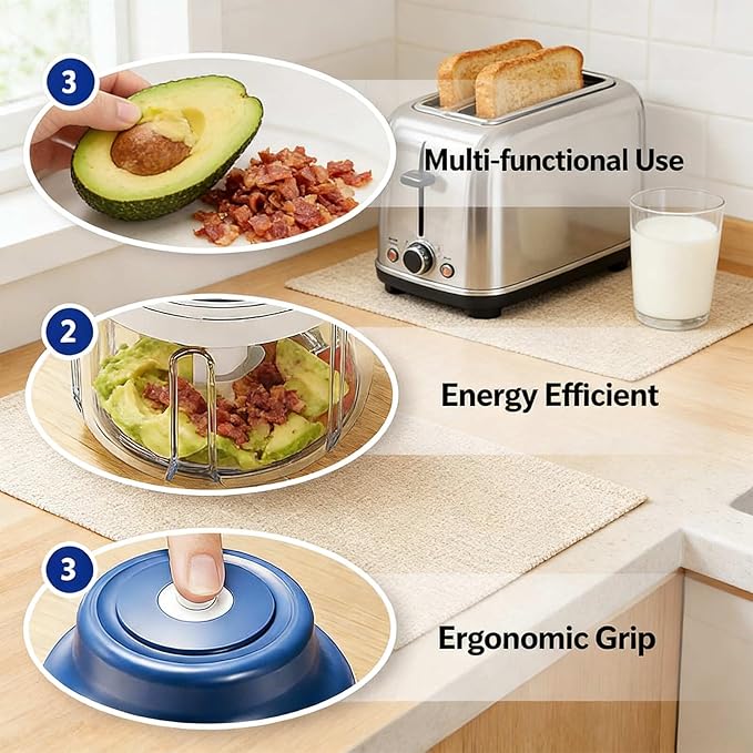 Electric Mini Garlic Chopper Set竊?-in-1 Wireless Garlic Chopper, USB Rechargeable Electric Mini Food Processor for Vegetable, Onion, Ginger, Nut -PC Container,Auto-Lock Safe Chopper Peeler Tool