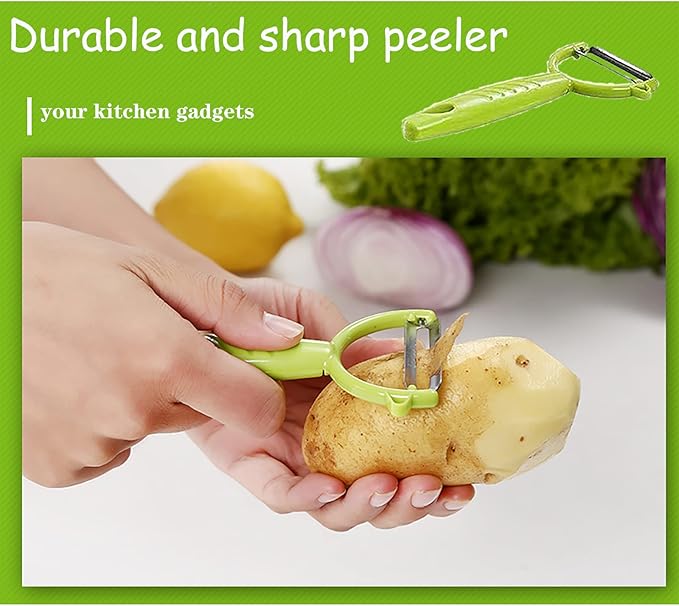 ADODU Graters For Kitchen, Cheese Grater with Container, Mandoline Slicer For Kitchen, Vegetable Grater, Carrot Shredder, Julienne Slicer and Peeler, Potato Slicer