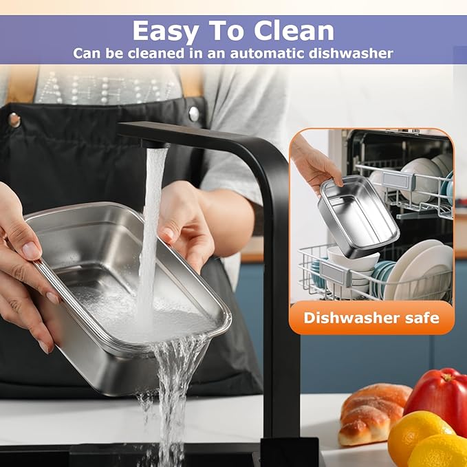 THZDMI 1.2L Cordless Electric Lunch Box ??20000mAh Rechargeable Portable Food Warmer with 5-Sided Heating, Auto Temperature Control, Leakproof & BPA-Free ??Perfect for Office, Truck, Outdoors Blue