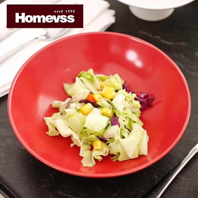 Stoneware Two-Tone Colors Life 16pc Dinner Set竊?Outside Shiny Black + Inside Matee Glaze Red