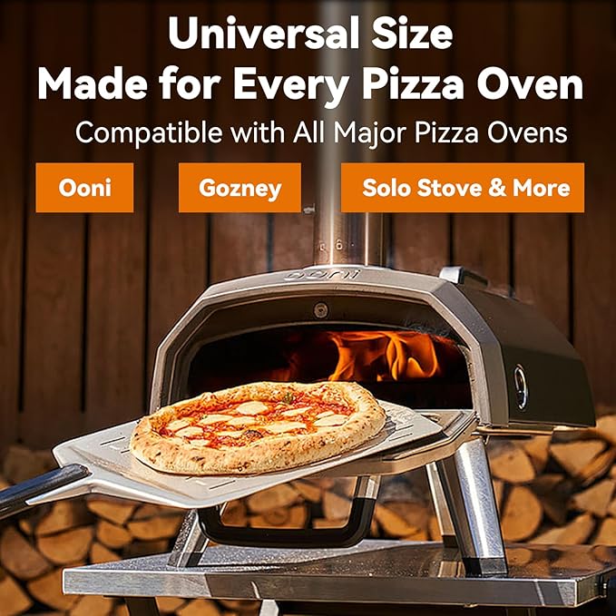 Hickory Pizza Oven Wood 6 Inch, 15 lbs Box ??Kiln Dried & Bark-Free Firewood for Pizza Ovens, BBQ Smoking & Grilling ??Premium Hickory Wood Logs for Ooni, Gozney, Solo Stove, Bertello