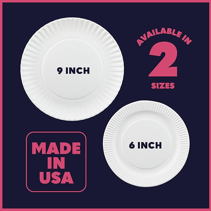 Bulk Paper Plates (100)