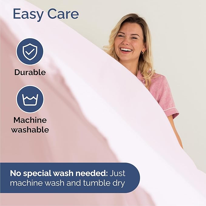 Cal King 6 Piece Sheet Set - Cooling, Comfy & Breathable - Hotel Luxury Bedding for Women, Men, Kids & Teens - 1 Flat & 1 Fitted Sheet & 4 Pillowcases with Deep Pockets - Wrinkle Free - Lavender Pink