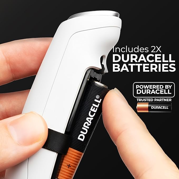 Zulay Kitchen Patented Tornado Triple Whisk Milk Frother with 4 Duracell Batteries ??Handheld Foam Maker for Coffee, Lattes, Matcha & Hot Chocolate ??Rich, Creamy Froth in Seconds