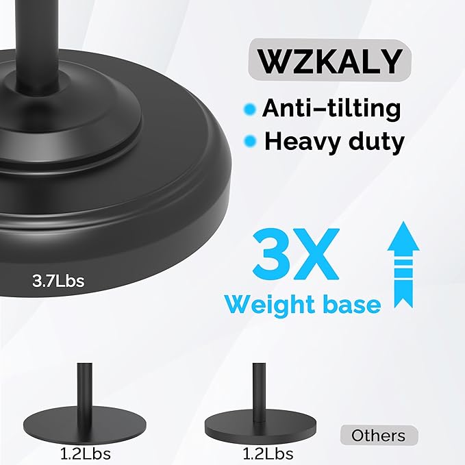 Freestanding Toilet Paper Holder Stand with Storage ??Holds 4 Extra Rolls ?밠atte Black- Toilet Paper Holder for Bathroom ??Sturdy Base, Classic Retro Style, Space-Saving Bathroom Storage