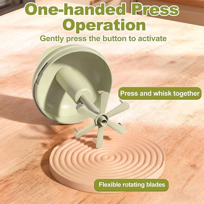 Manual Egg Beater, Manual Hand Mixer with Filter Cup, Multifunctional Press Rotate Mixing Tool with Strainer for Kitchen Baking Cooking