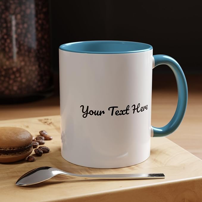Customizable Coffee Mug with Birth Flower and personalized text for gift, birthdays, teachers, grandparents and many more