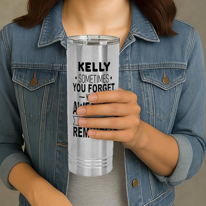 Personalized Inspirational Tumbler, Inspirational Gifts for Men Dad Father Wife Sister Women, Custom Birthday For Him Her, Customized You?셱e Awesome Tumbler, Teacher Coworker Gifts 22oz Stainless