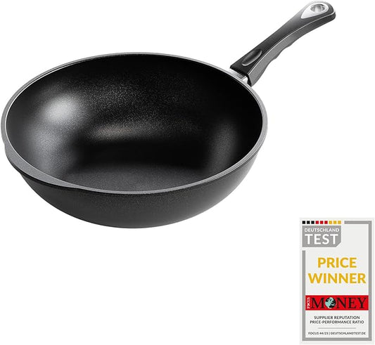 AMT Gastroguss The World쨈S [...] Extra Large Wok Non-Induction, Diameter 32 cm, Height 10 cm, cast Aluminium, Lotan짰 Non-Stick Coating, AMZN-1032S-US