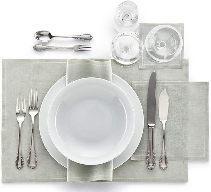 MY DRAP PLACEMAT (Linen Cream, 24 Pack)