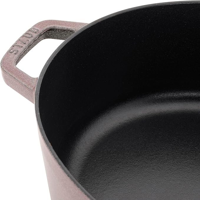 Staub Cast Iron 6.25-qt Shallow Oval Dutch Oven - Lilac