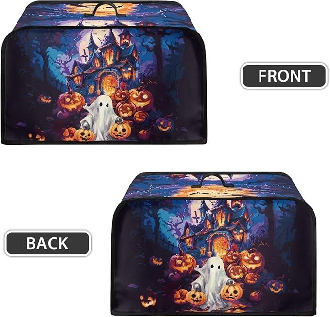 Halloween Decor Oval Crock Pot Cover Slow Cooker Dust Cover Compatible with Crock Pot 6-8 qt Oval Crokpot Cover Dust Cover, Appliance Covers