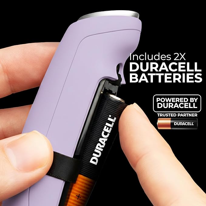 Zulay Kitchen Patented Tornado Triple Whisk Milk Frother with 4 Duracell Batteries ??Handheld Foam Maker for Coffee, Lattes, Matcha & Hot Chocolate ??Rich, Creamy Froth in Seconds