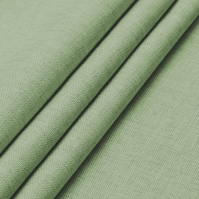 Easy-Going Faux Linen Waterproof Spill-Proof Tablecloth Stain Resistant Rectangle Table Cloth Wrinkle Free Decorative Fabric for Kitchen, Dining, Party, Weddings, Restaurants (60x84 in, Sage Green)