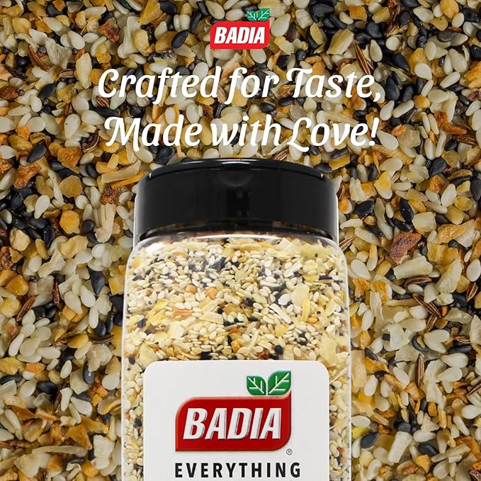 Badia Everything Bagel Seasoning Blend, 22 oz - Sesame Seed, Poppy Seed, Garlic, Onion and Salt