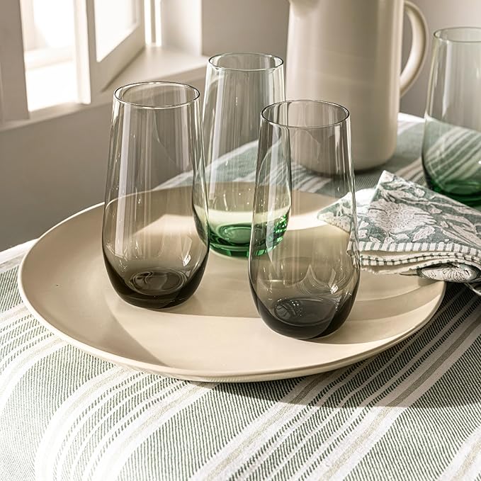 over&back Coupe Stoneware Serving Platter - Elegant 1-Piece Round Serving Platter to Complete Your Kitchen Set - 13.1" x 13.1" - Semi-Matte Ivory